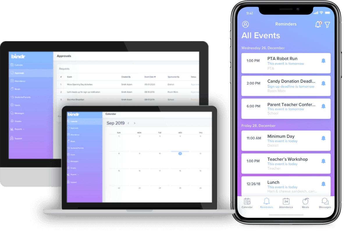 Bindr - Parent Teacher Communication Platform 1