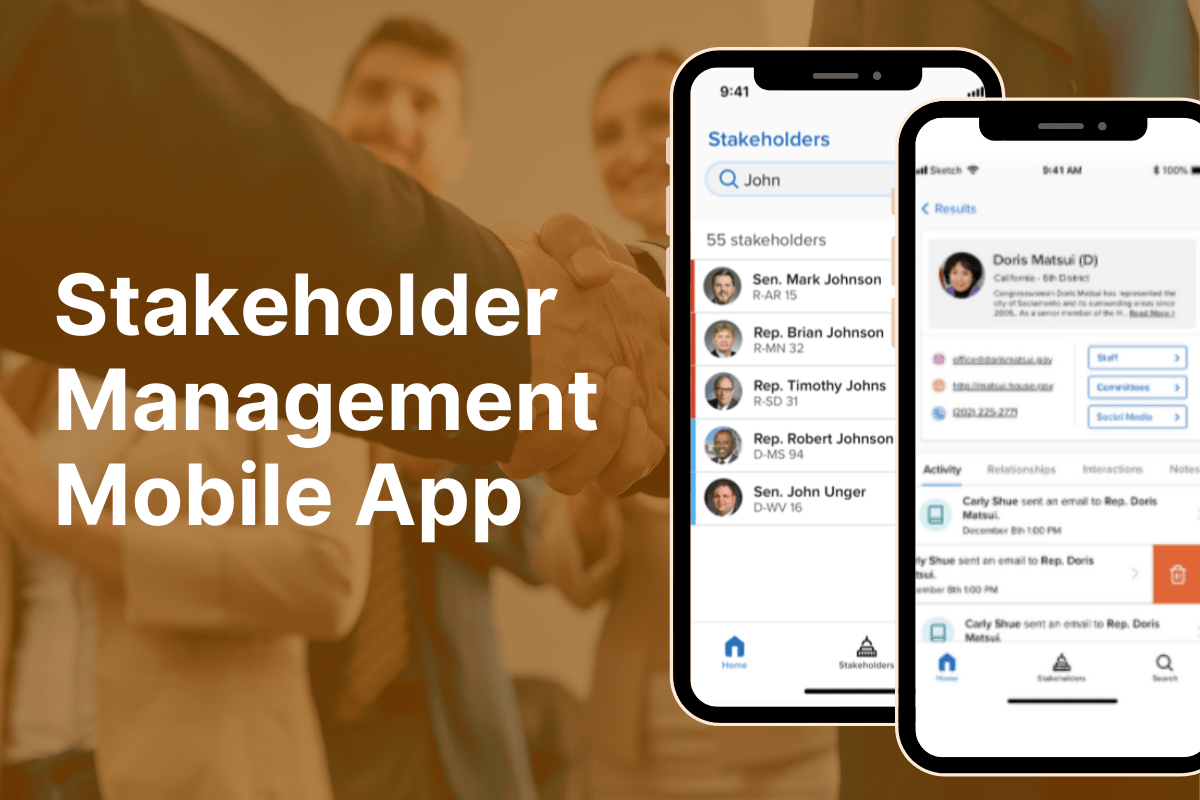 Phone2Action – Stakeholder Management Mobile App