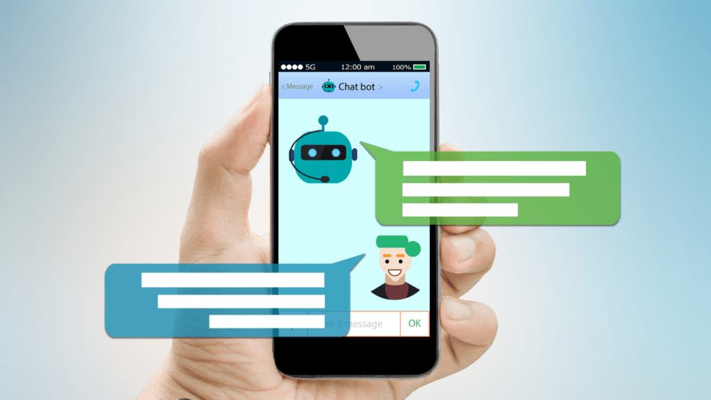 chatbot message mobile
