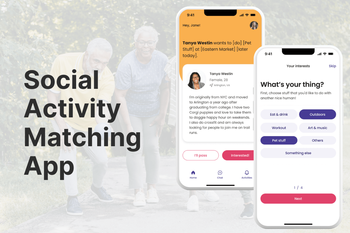 Social Activity Matching App for Real-World Connections