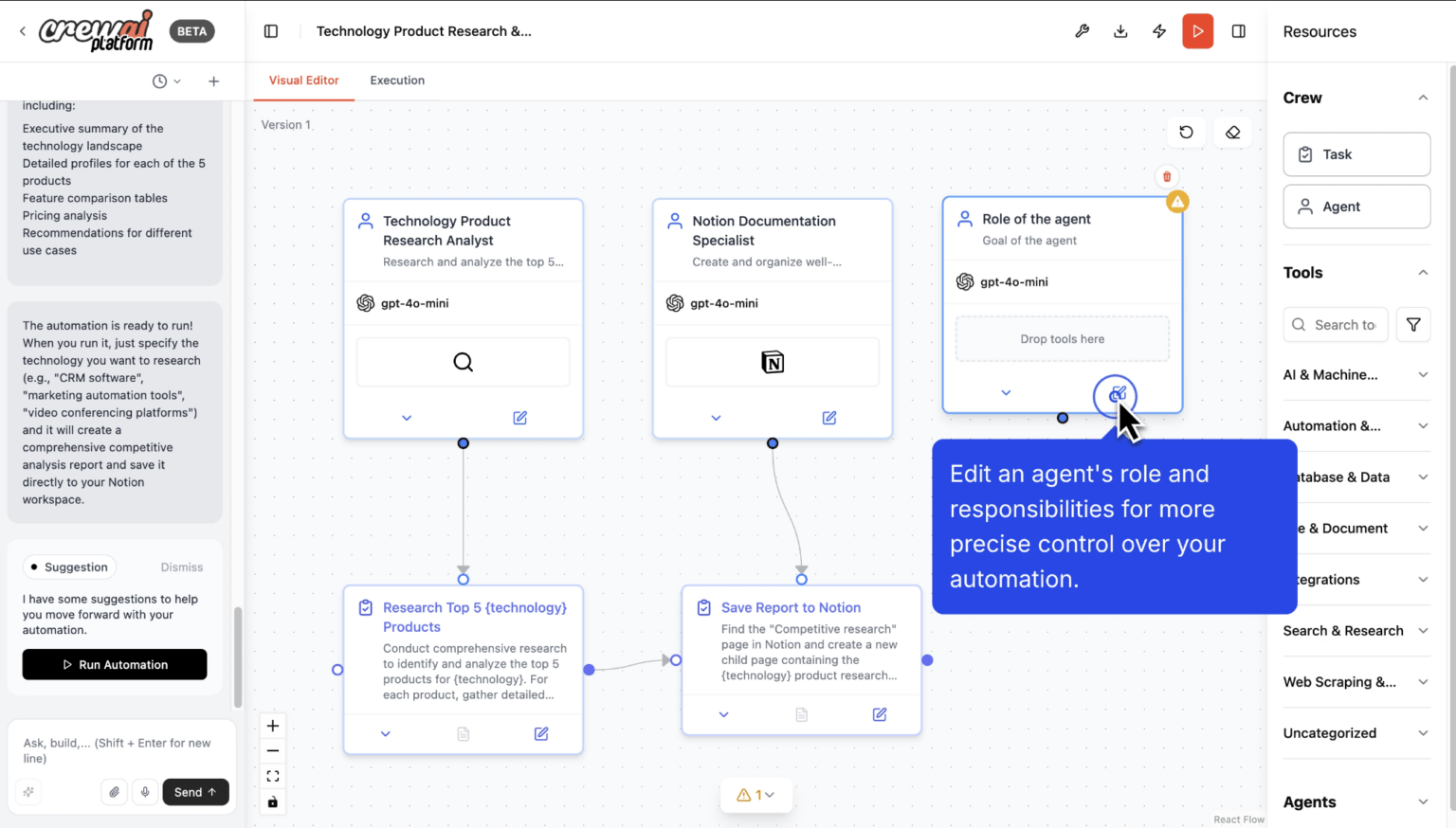 How To Build An AI Agent With CrewAI | Custom Software Programming VA