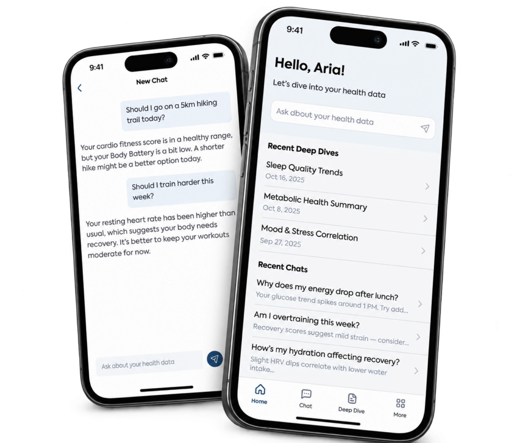 Nucora AI-powered personal health intelligence mobile application