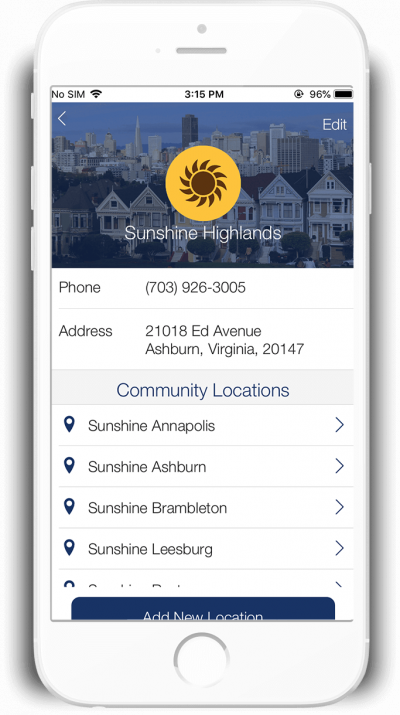 Short Term Assisted Living Platform app